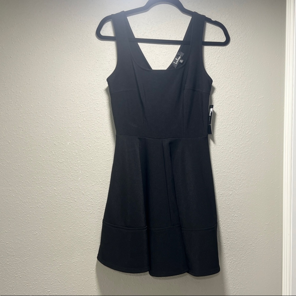 Lulu's Chic Black Backless Dress